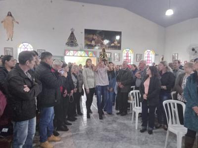 Nova Laranjeiras - Comunidade Guaraí celebra Nossa Senhora Aparecida (12/10)